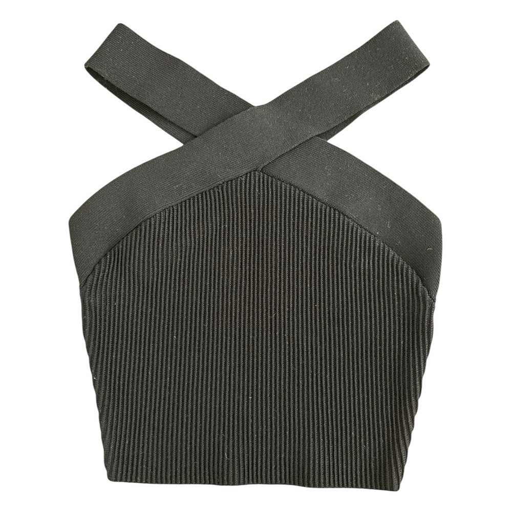 Aritzia Sculpt Knit Criss Cross Cropped Tank - Picture 6 of 6